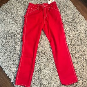 relaxed fit red dickies